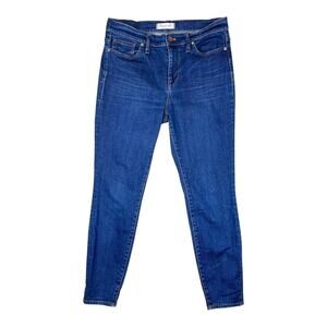 Madewell High Riser Skinny Jeans in medium blue wash women's size 30
